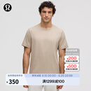 lululemon丨Soft Jersey 男士短袖针织衫芯吸 LM3ES3S 杂色橡木棕/杂色浅象牙白 M