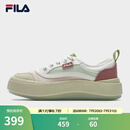斐乐（FILA）官方女鞋水母鞋帆布鞋夏新款时尚复古休闲鞋 桃色粉/新薄荷绿-CS 38
