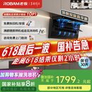 老板（Robam）小黑翼D1P顶侧双吸超薄抽吸油烟机26风量变频大吸力以旧换新国家补贴20%（新老混发）可配燃气灶
