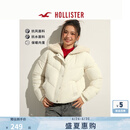 HOLLISTER24冬款人造毛皮内衬保暖厚夹克棉服外套女装KI344-4601 暖象牙色 M (165/92A)