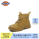 Dickies童鞋皮靴中童棉靴马丁靴儿童工装靴 黄棕 32（鞋内长204mm） 