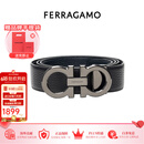 菲拉格慕（Ferragamo）腰带男皮带商务正装 (自由裁剪) 送男友奢侈品潮牌情人节礼物 679710 687611黑蓝双面_荔枝纹