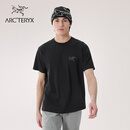 ARC'TERYX始祖鸟 KRAGG SL COTTON SS 透气 男子 棉质短袖T恤 BLACK/黑色 M