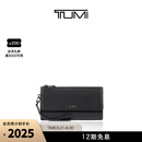 TUMI/途明Voyageur长款旅行腕带手拿钱包 黑色拼烟枪色/0196200DGM