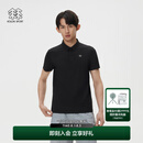 KOLON SPORT/可隆户外POLO衫 男子接触凉感防晒UPF50+冷黑功能短袖上衣 LHPT5AN007-BK 黑色 XL180/100A
