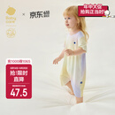 babycare山茶花宝宝爬服春夏连体衣包屁衣新生婴儿衣服 紫草星梦 90cm 