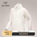 ARC'TERYX始祖鸟 INCENDO AIRSHELL HOODY 轻量 男子 风壳夹克 ARCTIC SILK/极地白 M