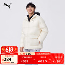 彪马（PUMA）加厚隔冷保暖轻盈短款棉服男秋冬运动休闲上衣外套687432 雪白色-80 L (180/100A)