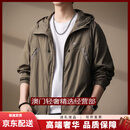 GUYN轻奢品牌男士防晒衣男户外透气夏季外套三防冰丝钓鱼防晒服高端 绿咖 绿咖 M