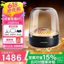 哈曼卡顿（Harman/Kardon）琉璃4代 四代蓝牙音响 Aura Studio4 琉璃3代升级版 360度环绕立体声 哈曼卡顿 桌面蓝牙音箱氛围 哈曼卡顿琉璃4 黑色
