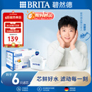 碧然德（BRITA）滤水壶滤芯 Maxtra+多效滤芯6只装 过滤器净水器滤芯 碧然德滤芯 孙颖莎推荐