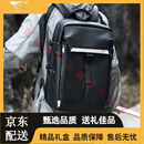 七匹狼（SEPTWOLVES）男士大容量骑行背包运动旅行学生书包商务电脑包 黑色【款】可扩容-放骑行头盔