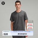lululemon丨Soft Jersey 男士短袖针织衫芯吸 LM3ES3S 杂色黑/杂色石墨灰 L