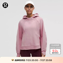 lululemon丨 Scuba 女士宽松款侧开口连帽衫 LW3IU6S 蔷薇粉 M /L