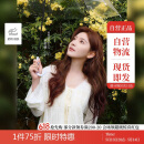 茵曼章若楠同款|欧若风镂空薄针织开衫女2025年夏季淡人外套 杏色 XL
