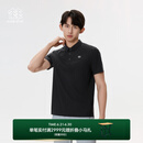 KOLON SPORT/可隆X-COT POLO衫 男子户外运动防晒UPF50+接触凉感短袖上衣 LHPT5MN091-BK 黑色 XL180/100A