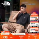 北面（The North Face）【都市经典系列】POLO衫男短袖T恤休闲半袖舒适透气25新品|87UX JK3/宇宙黑 L /175