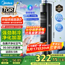 美的（Midea）【总榜TOP1】家用空调扇智能语音冷风扇负离子净化静音落地冷风机水冷塔扇强力制冷小空调ACA10TJR