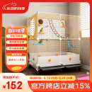蔻丝鸟笼子鹦鹉大号家用玄凤虎皮专用画眉牡丹新型防溅豪华珍珠鸟别墅