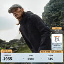 KOLON SPORT/可隆防水冲锋衣 男子户外徒步登山2L防风户外连帽透湿夹克外套 LHJK5MNT01-BK 黑色 XL 180/100A