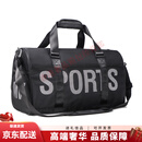 POLO运动瑜伽包定制干湿分离游泳包训练健身包女感大容量收纳包 黑色 46*25*26cm