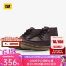 CAT卡特工装靴男士马丁靴防滑厚底户外英伦风牛皮靴子P725410N3EDC17 深褐 42
