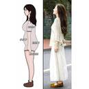 豪气辣姐大码女装连衣裙休闲套装夏季新款胖mm遮肉显瘦减龄镂空上衣两件套 杏色罩衫+米白半身裙 【套装】 XL (建议120-140斤)