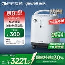 鱼跃医用分子筛制氧机吸氧机静音家用老人5L升级6L升8F-6AW中重度缺氧