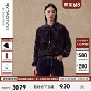 例外（EXCEPTION）新中式女装连帽卫衣女秋冬202025新款休闲宽松外套气质上 深紫/79 M