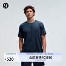 lululemon丨Soft Jersey 男士短袖针织衫芯吸 LM3ES3S 杂色经典海军蓝/杂色海军蓝 L