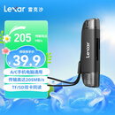 雷克沙（Lexar）USB3.2读卡器 TF/SD二合一 USB/Type-C双口 无人机相机监控读卡器 支持苹果16安卓手机电脑