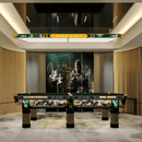 腾勃（TB）台球桌商用球房赛事钢库青石板自动回球中式黑八会所比赛桌球台 9尺 G800二代灵霄(送货包安装)