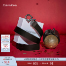 Calvin Klein Jeans男士商务休闲双面用ck字母金属扣孔腰带节日礼物HC0593 001-黑/棕 95cm