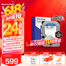西部数据（WD）台式机硬盘 WD Blue 西数蓝盘 4TB 5400转 256MB SATA 3.5英寸CMR垂直技术DIY电脑存储机械硬盘
