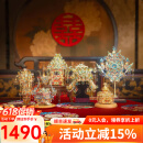 拼酷点翠凤冠 十里红妆3d立体金属拼图家居装饰520情人节送女朋友礼物 点翠系列6件套