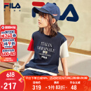 FILA KIDSx原田治联名系列斐乐儿童短袖T恤2025夏季大童上衣
