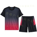 SKINS运动套装男运动跑步短袖冰丝夏季速干衣篮球服羽毛胖子加肥加大 红色 L 90-110斤