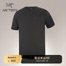 ARC'TERYX始祖鸟 KADEM CREW SS 透气 男子 速干短袖T恤 Black Heather/黑灰色 L