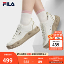 斐乐（FILA）官方女鞋COOKIES复古帆布鞋2025夏新款曲奇鞋运动休闲鞋 豆腐白-TF 37.5