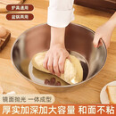 【不锈钢】和面盆厨房烘焙家用火锅盆洗菜打蛋汤锅盆醒面盆料理盆 32cm【热卖款】不锈钢 和面盆