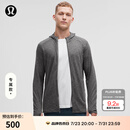 lululemon丨Surge Warm 男士拉链连帽衫 LM3DH1S 海鸥灰蒸汽灰混色 专属款 L