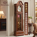 meishijia美时嘉德国赫姆勒原装进口落地钟欧式客厅座钟中式复古大摆钟美式 01248-031161原装赫姆勒十二音