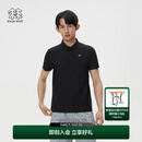 KOLON SPORT/可隆户外POLO衫 男子接触凉感防晒UPF50+冷黑功能短袖上衣 LHPT5AN007-BK 黑色 XL180/100A