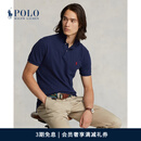 Polo Ralph Lauren 拉夫劳伦男装 经典款修身网眼布短袖网球衫RL13503 400-蓝色 M