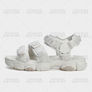 斐乐（FILA）男女猫爪魔术贴凉鞋防滑轻便沙滩鞋 F62W422496AWA香雪白 女 37.5