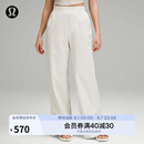 lululemon丨Stretch Woven 女士高腰阔腿裤 LW5FTCA 骨白 L