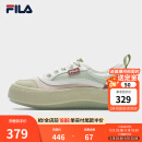 斐乐（FILA）官方女鞋水母鞋帆布鞋夏新款时尚复古休闲鞋 桃色粉/新薄荷绿-CS 37.5