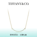 蒂芙尼【520礼物】 Tiffany T 系列 Smile 项链 微笑项链