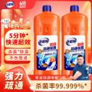 老管家管道疏通啫喱1kg*2强力卫生间厨房下水道疏通剂清洁剂溶解剂