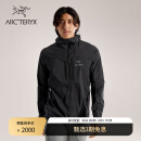 ARC'TERYX始祖鸟 SQUAMISH HOODY 轻量 男子 风壳夹克 BLACK/黑色 M